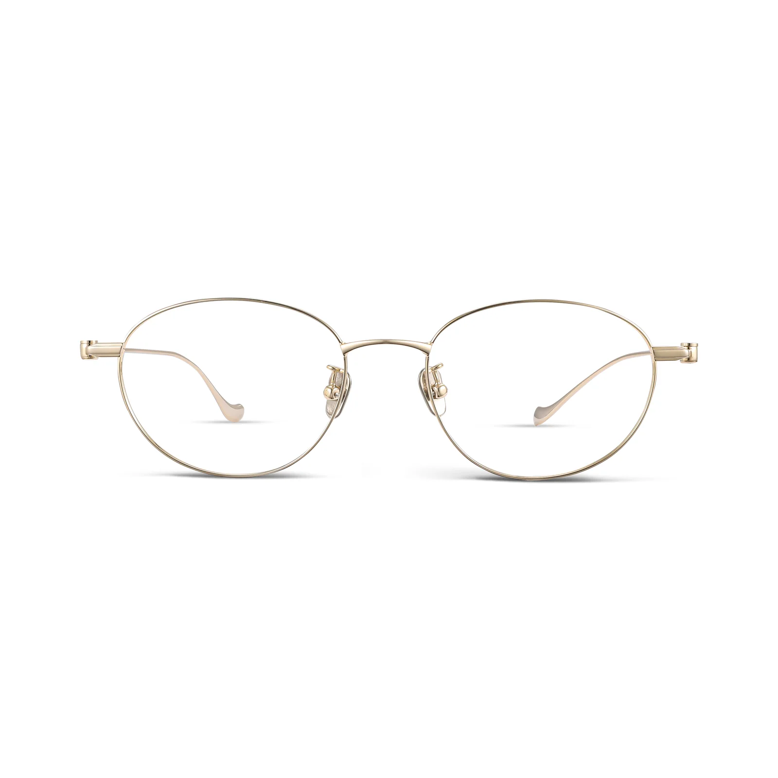 Front view of MUJOSH MJ12FM1114 gold frame